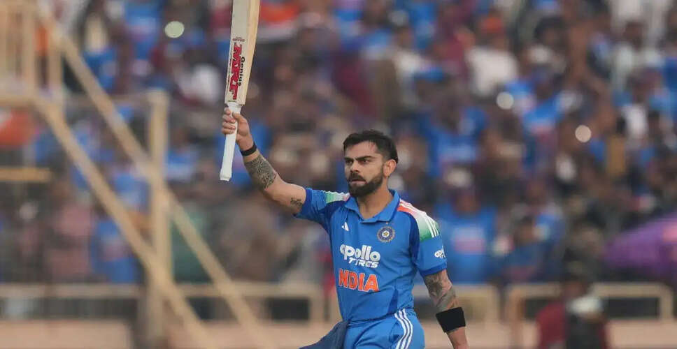 Virat Kohli to Miss ODI Series Against Afghanistan Due to Injury