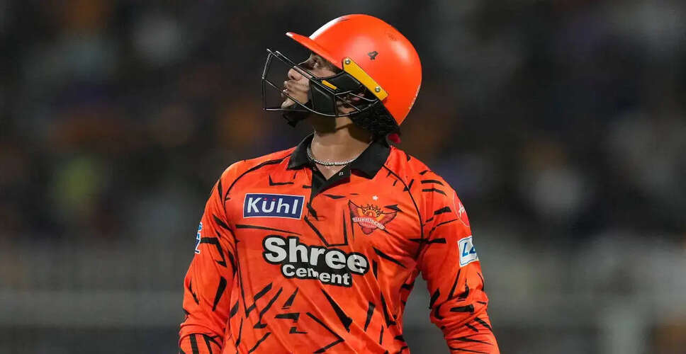 Abhishek Sharma Sets New Record for Sunrisers Hyderabad in IPL 2026