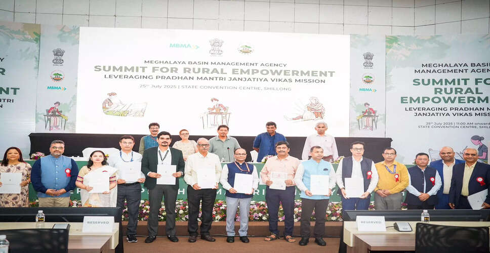 Meghalaya Government Signs MoUs to Boost Rural Entrepreneurship and Sustainability