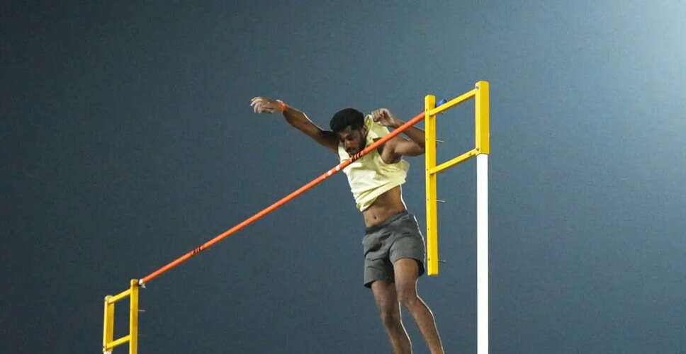 Madhya Pradesh Athletes Break National Pole Vault Record at Senior Athletics Competition