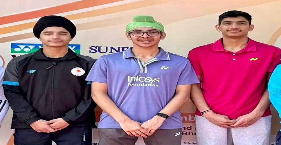 Punjab Boys Make History at National Badminton Championship