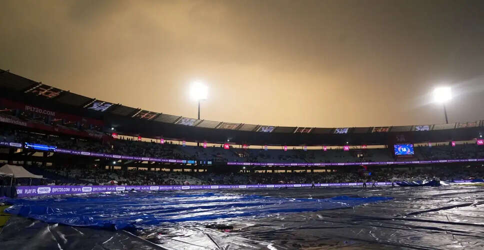 Rain Delays IPL 2026 Match Between RCB and KKR in Raipur