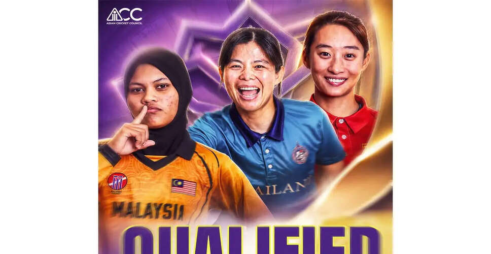 Thailand and Malaysia Secure Spots in 2026 Asian Games Women's Cricket