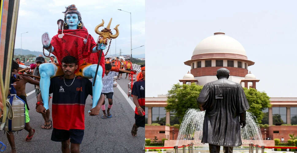 Supreme Court Rules on QR Code Controversy Amid Kanwar Yatra