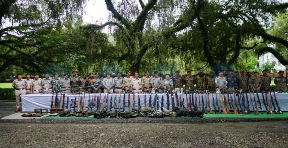 Security Forces Seize 90 Firearms and Ammunition in Manipur Operations