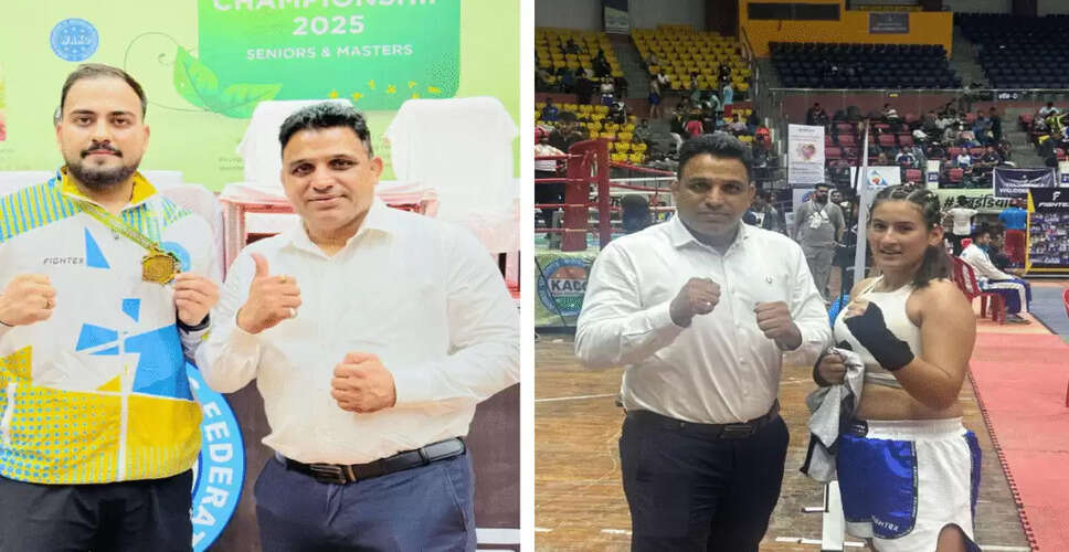 Himachal Pradesh Shines at National Senior Kickboxing Championship 2025