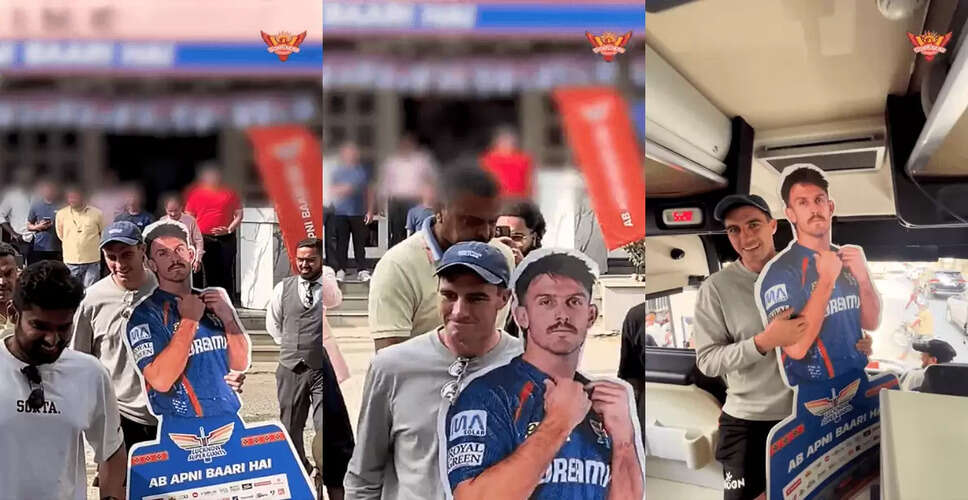 Pat Cummins' Lighthearted Moment with Mitchell Marsh Cutout Goes Viral