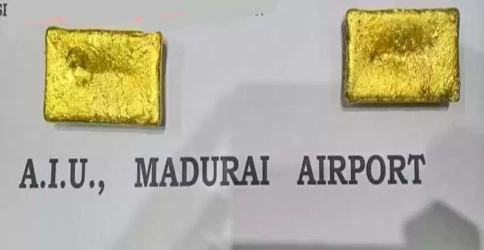 One held at Madurai Airport with gold valued at Rs 96.18 lakh