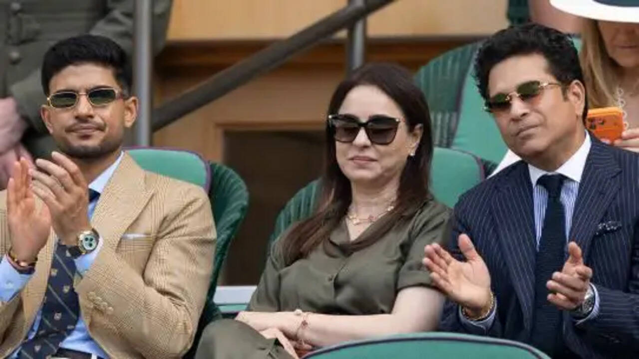 Shubman Gill Joins Sachin Tendulkar at Wimbledon: A Day of Cricket Royalty