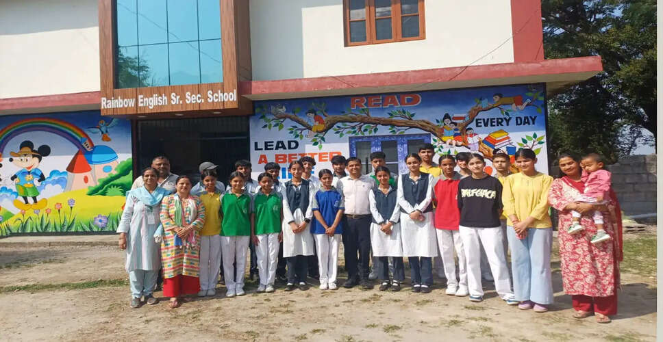 Rainbow English School Celebrates 100% Pass Rate in Class 10 Exams
