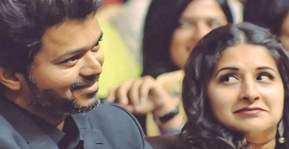 Tamil Superstar Vijay's Wife Files for Divorce Amid Allegations