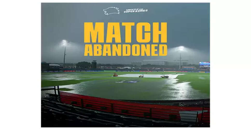Rain Forces Abandonment of Major League Cricket Qualifier 1 in Texas