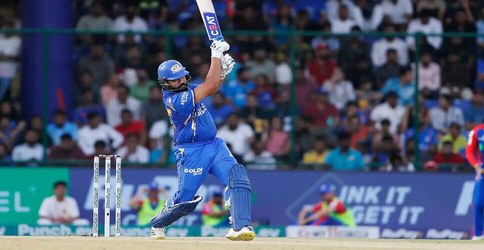 Rohit Sharma Set for IPL Comeback Against Kolkata Knight Riders