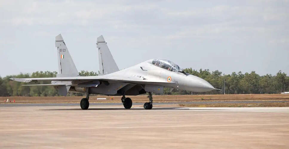Indian Air Force Su-30MKI Fighter Jet Crashes in Assam During Training