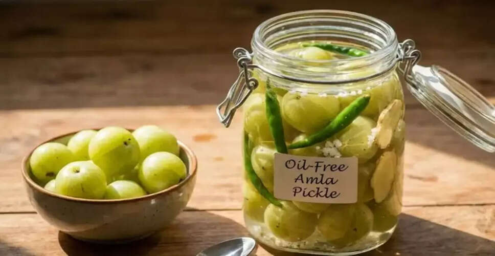 Delicious Oil-Free Gooseberry Pickle Recipe for Winter