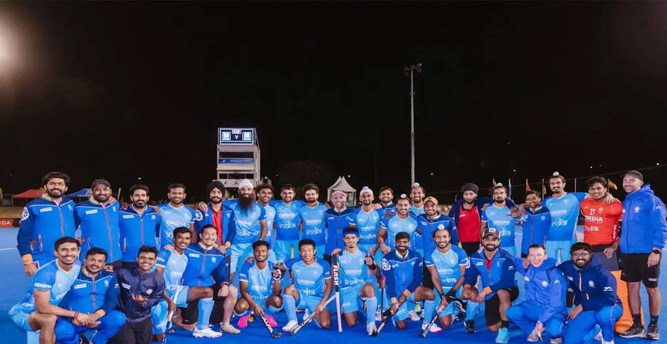 India Secures Victory Against Australia in FIH Men's Pro League Shootout
