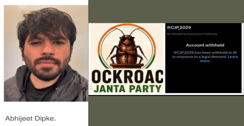 The Rise of the Cockroach Janta Party: A Youth Movement in India