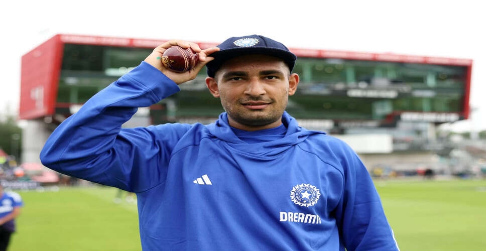 Anshul Kamboj Achieves Dream with Test Debut for India Against England