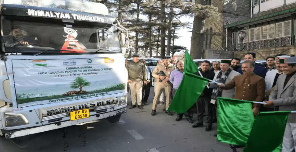 Himachal Pradesh Strengthens Ties with Bhutan Through Chilgoza Sapling Donation