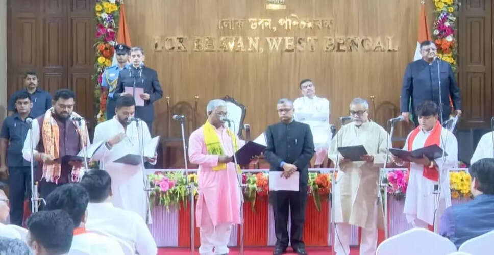 West Bengal Cabinet Portfolio Distribution Set for Announcement