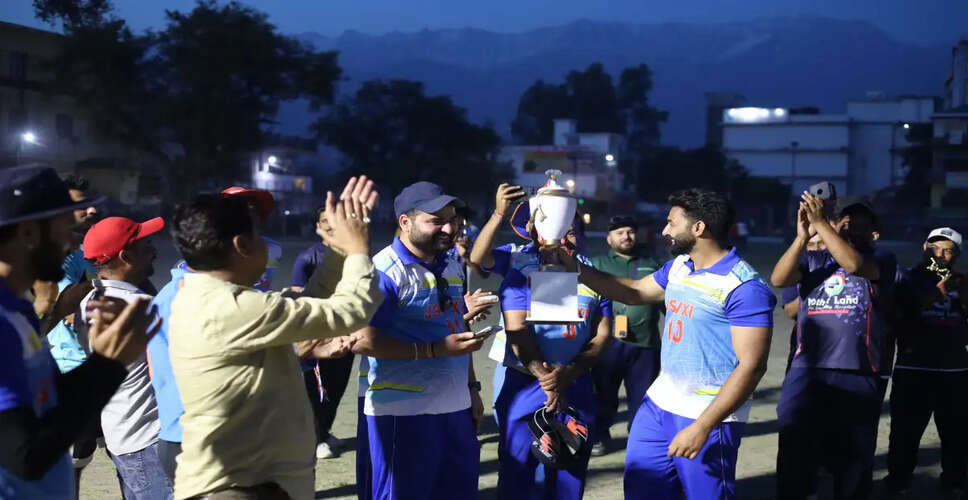 Jal Shakti Vibhag Triumphs in Dhauladhar Cricket League Semifinal
