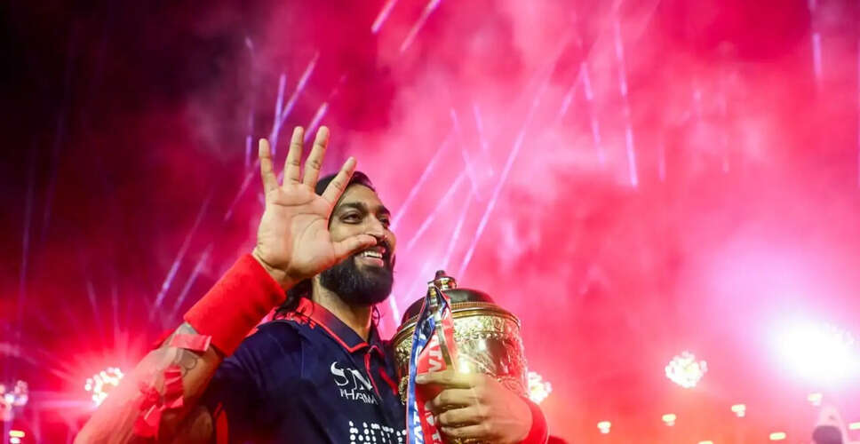 RCB's Rajat Patidar Commends Krunal Pandya's Key Role in IPL 2026 Victory