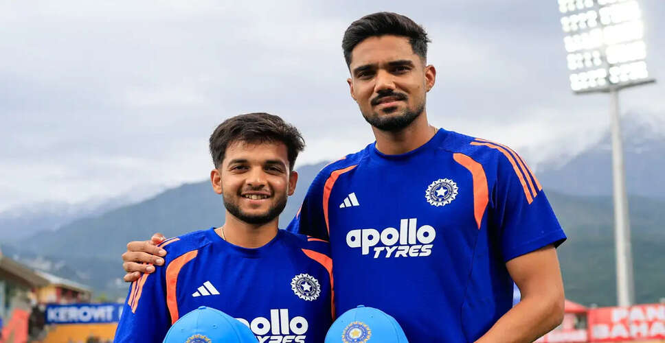 Historic ODI Debuts for Gurnoor Brar and Harsh Dubey in India vs Afghanistan Match
