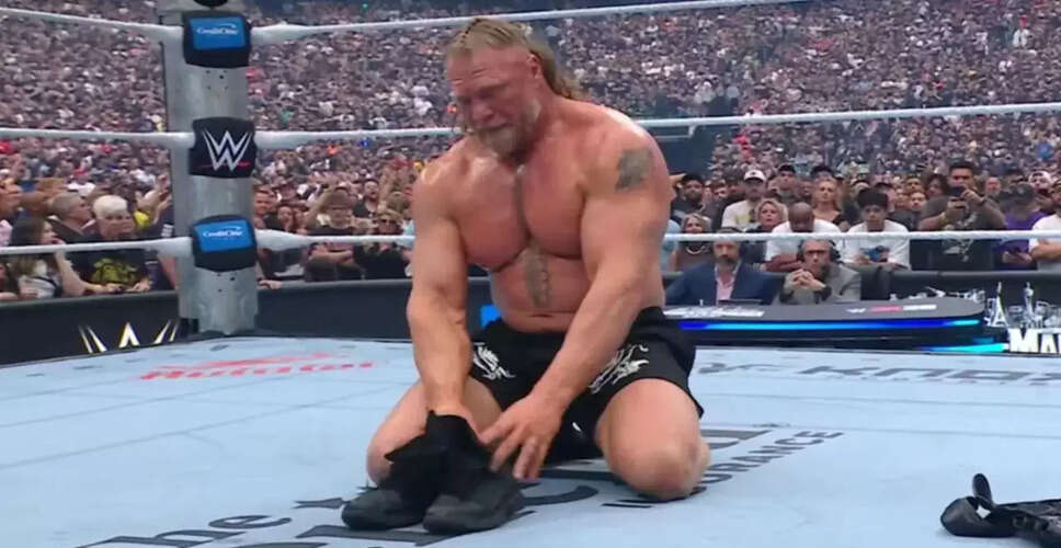 Brock Lesnar's Emotional Farewell at Wrestlemania 42: A New Era Begins