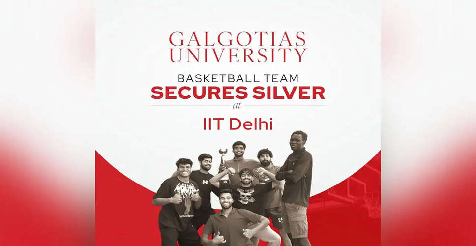 Galgotias University Basketball Team Shines at IIT Delhi Sports Fest