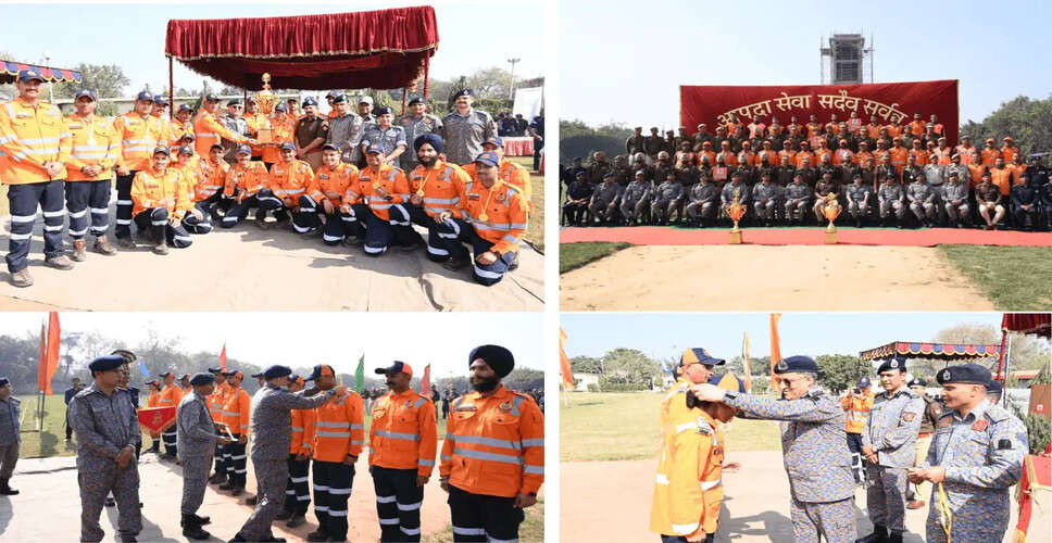Himachal Pradesh SDRF Triumphs in National Rescue Competition