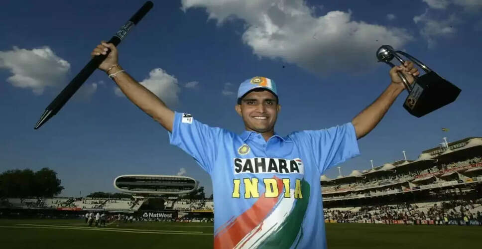 Sourav Ganguly: The Game-Changer Who Transformed Indian Cricket