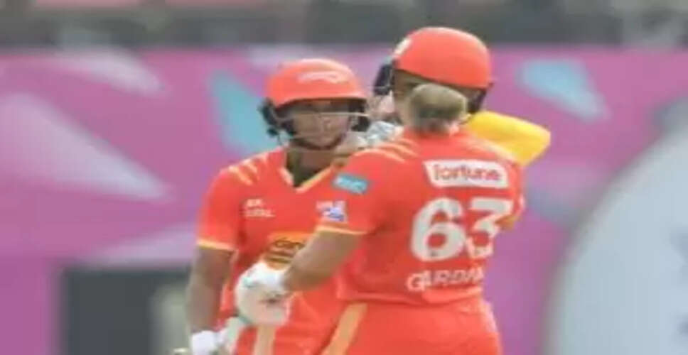 Gujarat Giants Shine with Stellar Partnership in WPL 2026 Opener