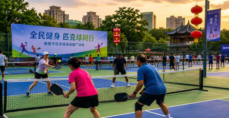 Pickleball Gains Popularity in China: Hebi's Transformation into a Sports Hub