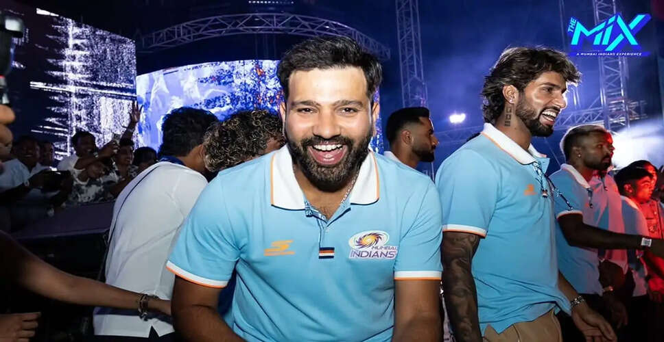 Rohit Sharma Shines at Mumbai Indians' IPL 2026 Kickoff Event