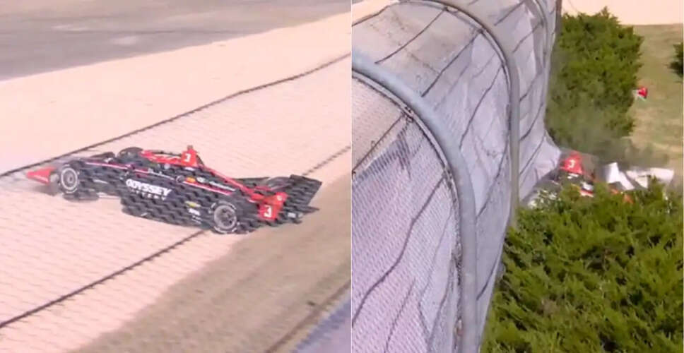 Scott McLaughlin Survives Dramatic Crash at Alabama Indy Grand Prix Practice
