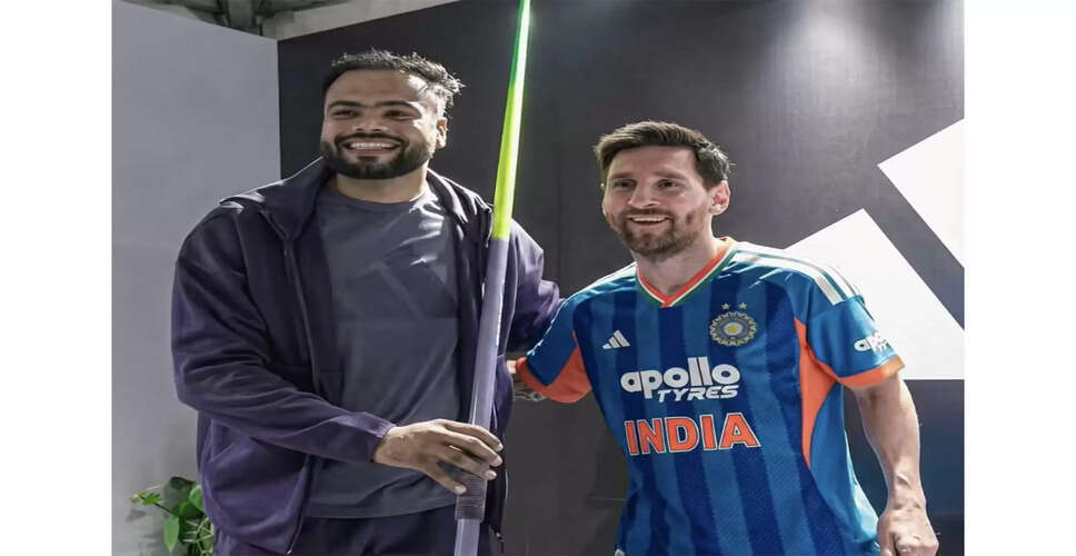Lionel Messi Meets Indian Sports Stars During GOAT Tour in Delhi