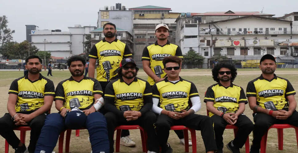 Kangra's Cricket Showdown: Local Stars Swap Microphones for Bats