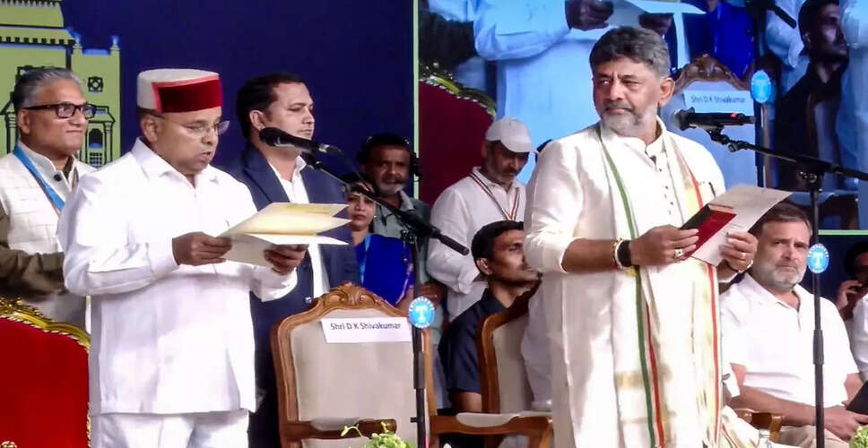 D K Shivakumar Takes Oath as Karnataka Chief Minister Amid New Cabinet Formation