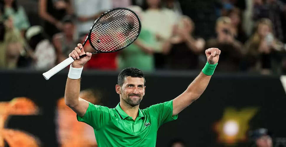 Novak Djokovic Achieves Historic 100th Win at Australian Open 2026