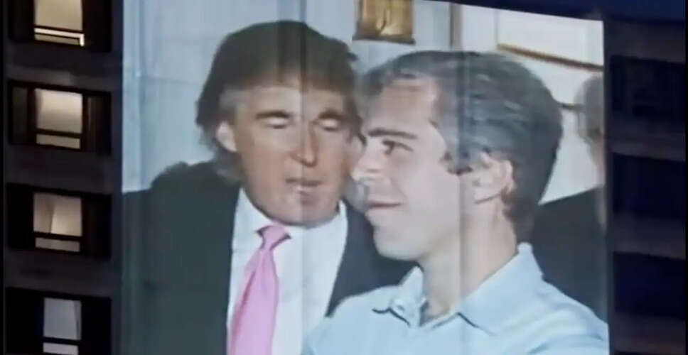 Protesters Project Controversial Video of Trump and Epstein at White House Correspondents' Dinner