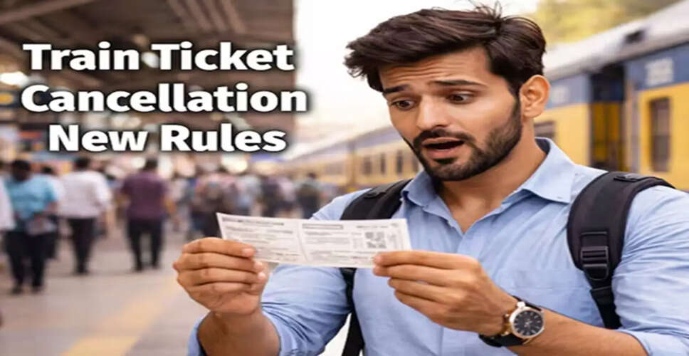 New Train Ticket Cancellation Rules: What You Need to Know