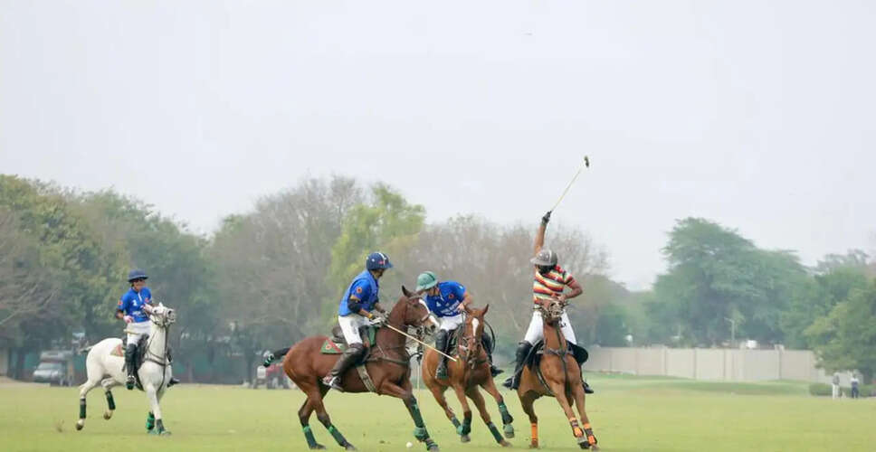 Exciting Polo Match at Jaipur Polo Grounds Cut Short by Rain