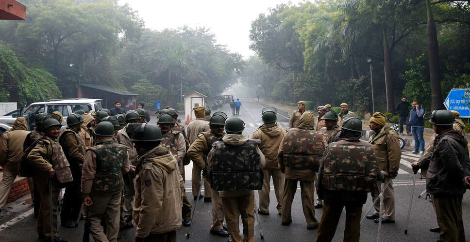 JNU Administration Responds to Controversial Slogans During Student Protest