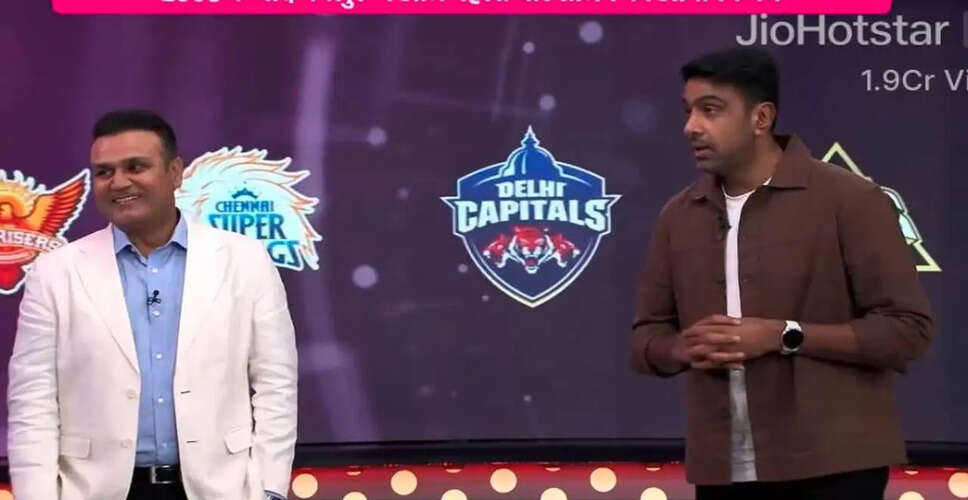 Virender Sehwag Faces Backlash for Commentary on Ashwin During IPL 2026 Opener