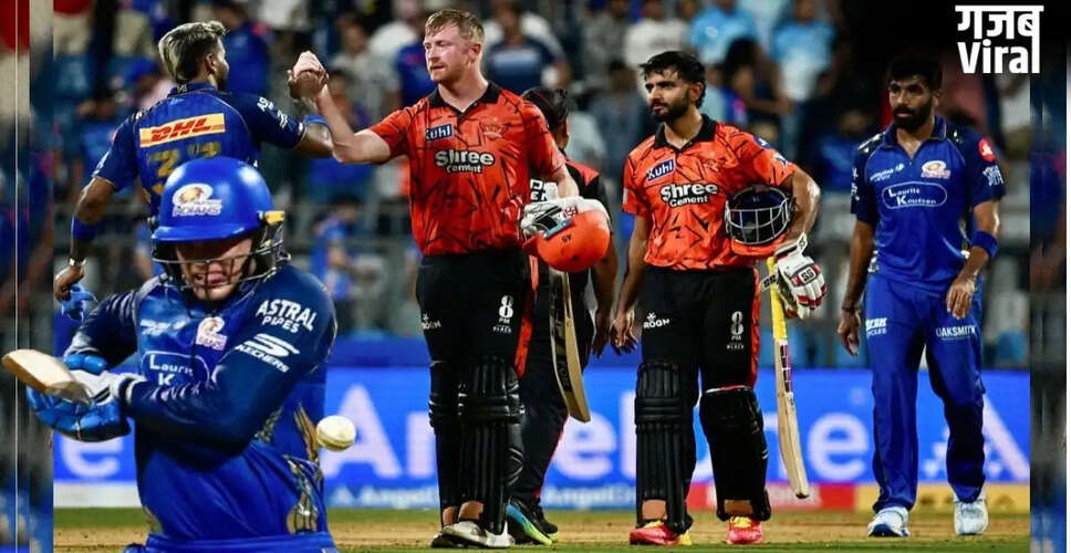 Sunrisers Hyderabad Triumphs Over Mumbai Indians in IPL 2026 Match