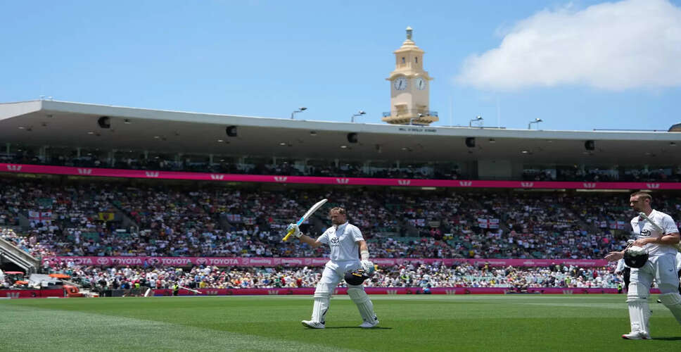 Joe Root's Century Propels England in Ashes Test Against Australia