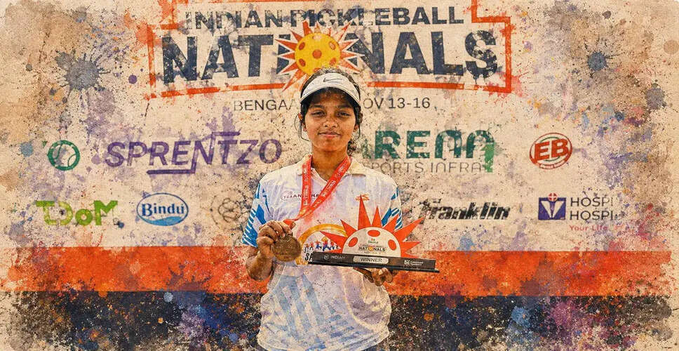 Emerging Star Ashritha Raju Shines at Junior Pickleball Championship