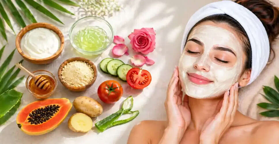DIY Natural Cooling Face Packs for Summer Skin Care