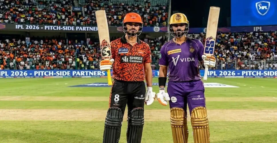 KKR and SRH Clash for First Win in IPL 2026