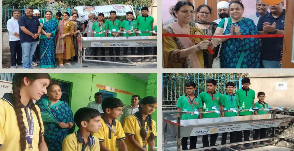 Rotary Club Enhances Hygiene and Education in Mandi